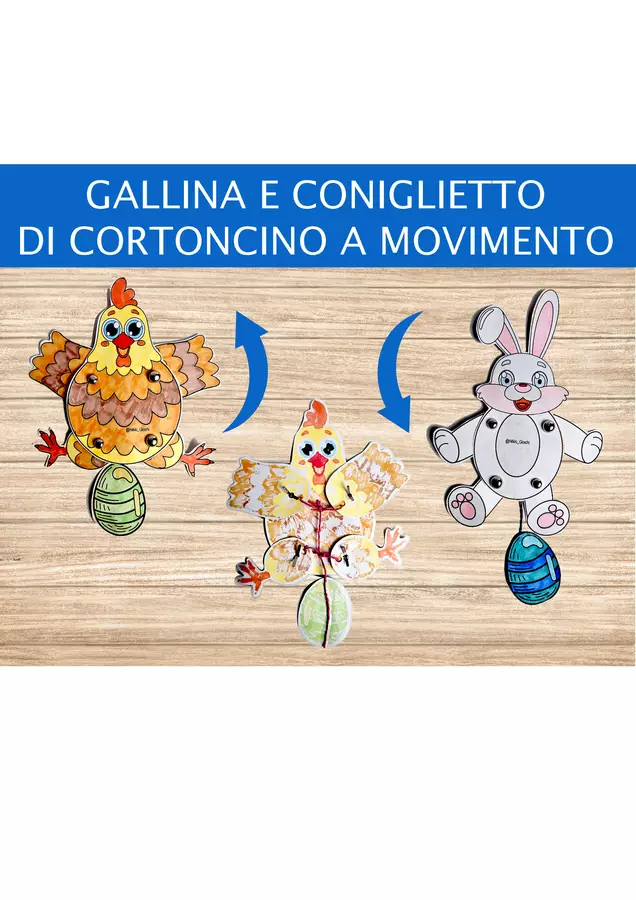 🐰Coniglietto e Gallina a Movimento – Un Lavoretto di Pasqua che Prende Vita Materiale interattivo - 🐰Coniglietto e Gallina a Movimento – Un Lavoretto di Pasqua che Prende Vita - Nikki_Giochi - Pagina di copertina