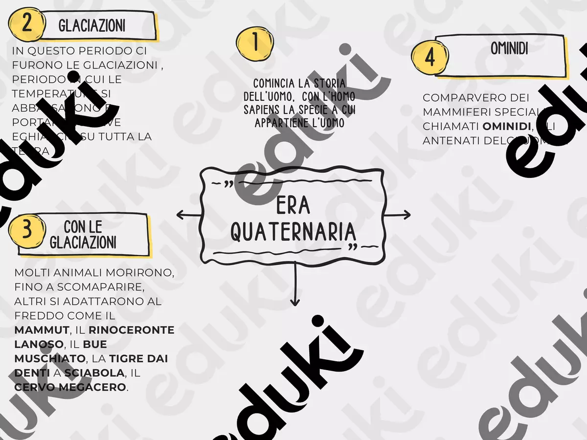 ERA QUATERNARIA_ STORIA Materiale di supporto/inclusione - ERA QUATERNARIA_ STORIA - Mony - Pagina di copertina
