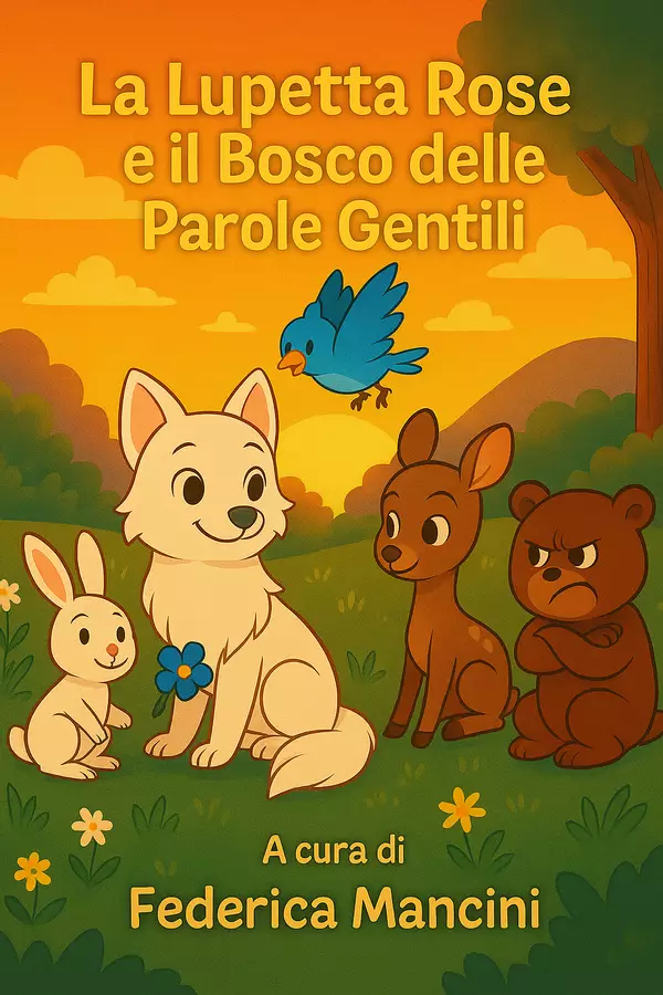 La Lupetta Rose e il Bosco delle Parole Gentili Materiale di supporto/inclusione - La Lupetta Rose e il Bosco delle Parole Gentili - Pedagogiaesociologia360° - Pagina di copertina