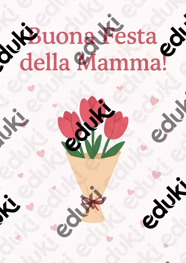 Set di Biglietti da colorare per la Festa della Mamma Clipart / Immagini originali - Set di Biglietti da colorare per la Festa della Mamma - Impara con zia Iaia - Pagina di copertina