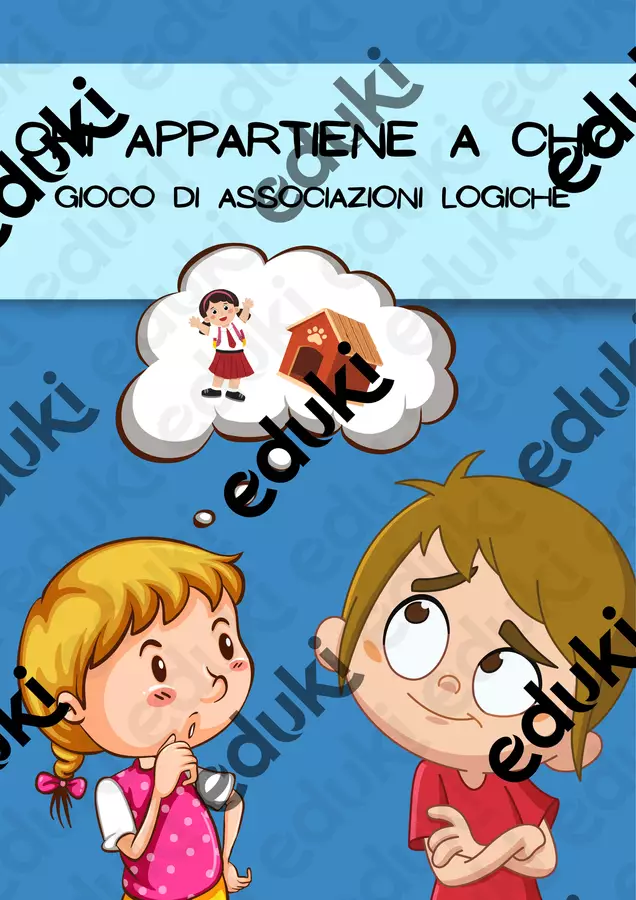 Chi appartiene A CHI? Giochi di associazioni logiche! Materiale di supporto/inclusione - Chi appartiene A CHI? Giochi di associazioni logiche! - SostegnO 2.0 - Pagina di copertina