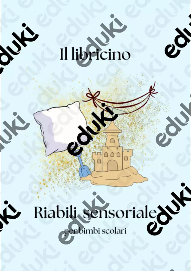 IL LIBRICINO RIABILISENSORIALE PER BIMBI SCOLARI Giochi - IL LIBRICINO RIABILISENSORIALE PER BIMBI SCOLARI - Riabiligiocando - Pagina di copertina