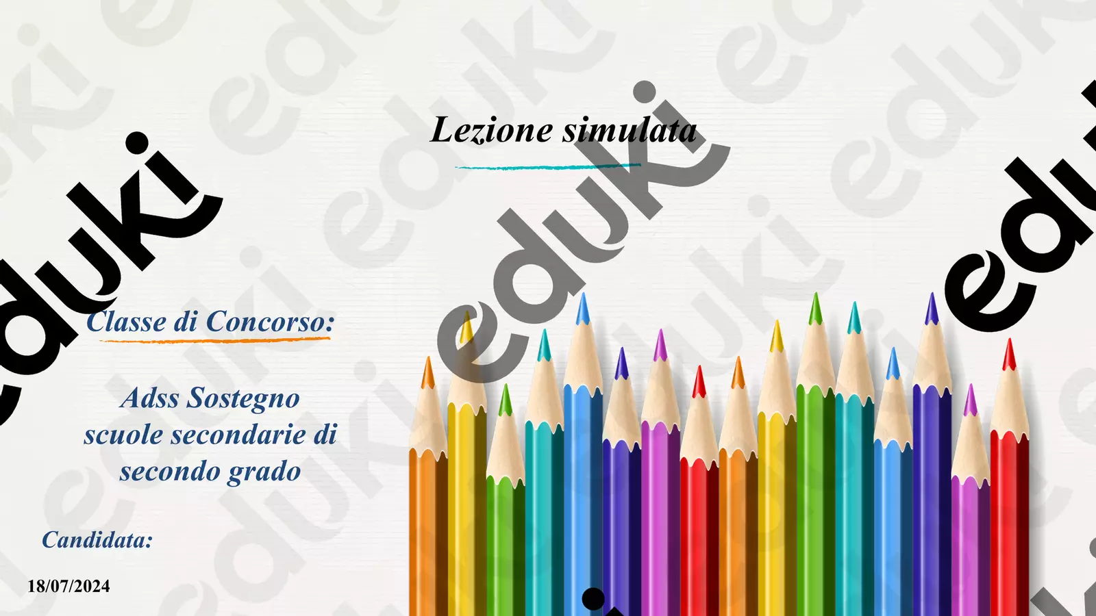 esempio lezione simulata concorso adss Presentazioni / Lavagne - esempio lezione simulata concorso adss - PedagoZone - Pagina di copertina
