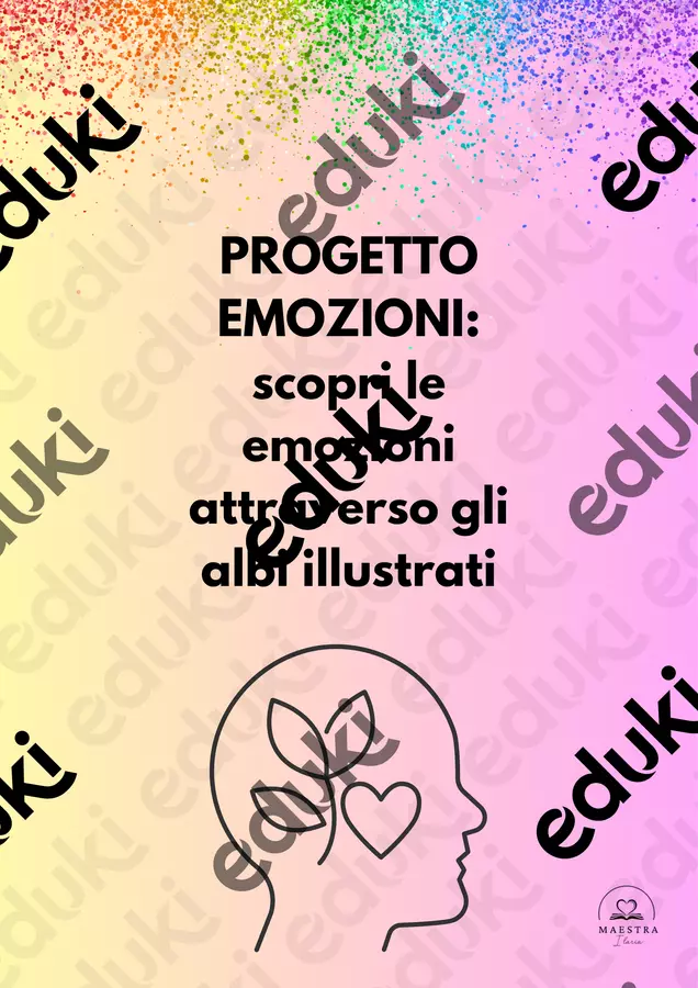 PROGETTO EMOZIONI con gli albi illustrati Esercizi - PROGETTO EMOZIONI con gli albi illustrati - maestra.ilaria - Pagina di copertina