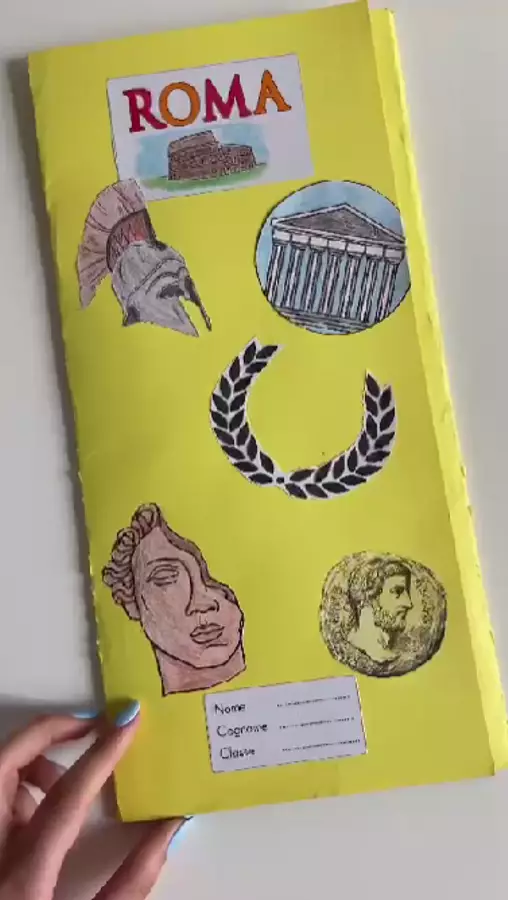 l🎓 Tutta la Storia di Roma in un LAPBOOK! 🏛️ Audio - l🎓 Tutta la Storia di Roma in un LAPBOOK! 🏛️ - Maestra Martina Valenti - Pagina di copertina