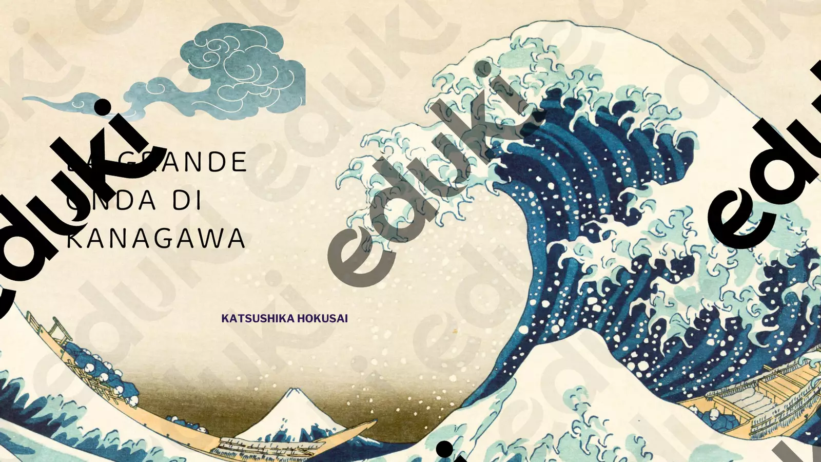 🎨 Uso didattico di Dentro la Grande Onda di Kanagawa – Scopriamo Hokusai! Materiale interattivo - 🎨 Uso didattico di Dentro la Grande Onda di Kanagawa – Scopriamo Hokusai! - Maestra Martina Valenti - Pagina di copertina