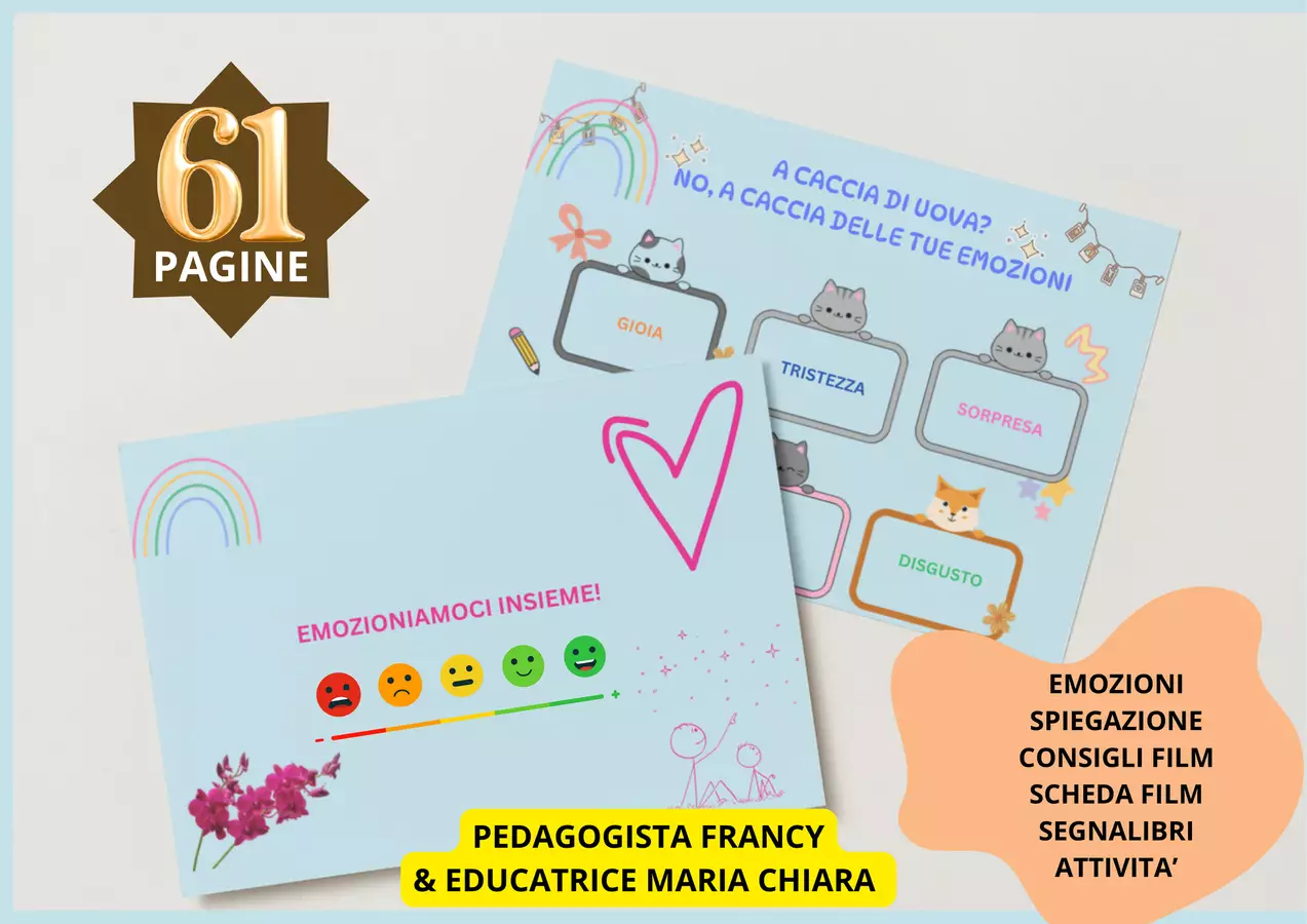 Emozioniamoci insieme! Per un'educazione alle emozioni. Esperimenti - Emozioniamoci insieme! Per un'educazione alle emozioni. - Pedagogista Maria Chiara - Pagina di copertina