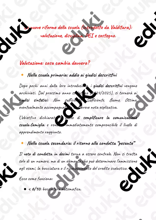 Le nuove riforme della scuola (introdotte da Valditara) Testo - Le nuove riforme della scuola (introdotte da Valditara) - PedagoZone - Pagina di copertina