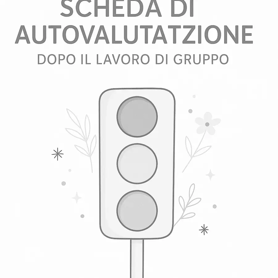 AUTOVALUTAZIONE RICERCA IN PICCOLO GRUPPO - b&w Altro tipo di materiale - AUTOVALUTAZIONE RICERCA IN PICCOLO GRUPPO - b&w - maestraricciola - Pagina di copertina