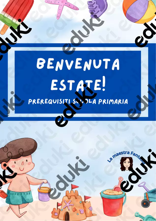 ACTIVITY BOOK ESTATE Esercizi - ACTIVITY BOOK ESTATE - La maestra Fantasia - Pagina di copertina