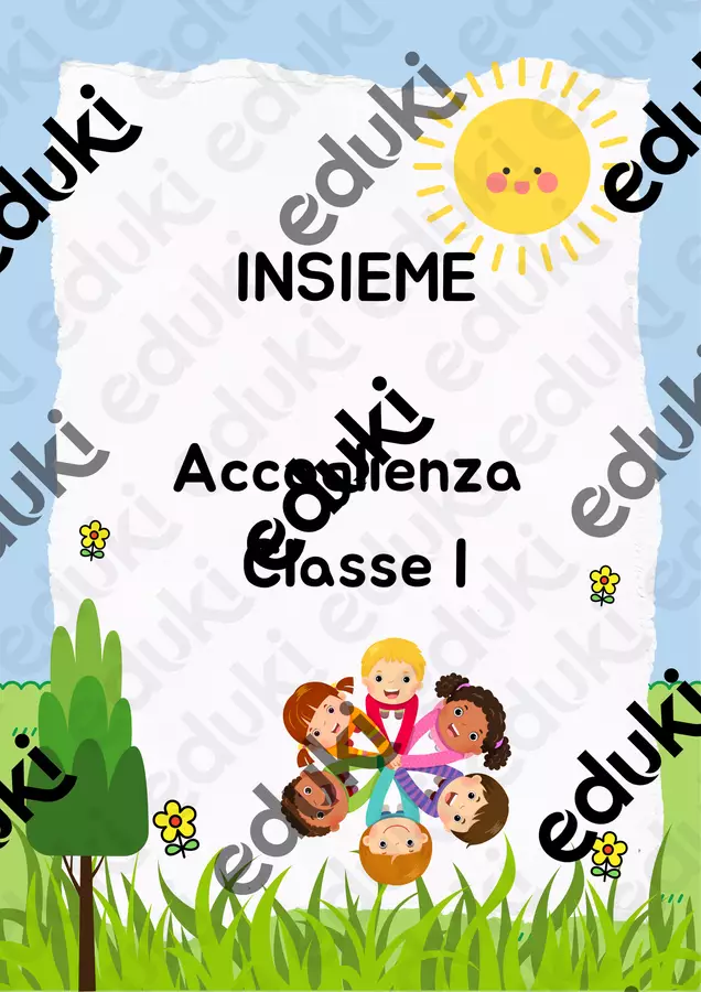 I CLASSE - ACCOGLIENZA - INSIEME Altro tipo di materiale - I CLASSE - ACCOGLIENZA - INSIEME - missione_maestra - Pagina di copertina