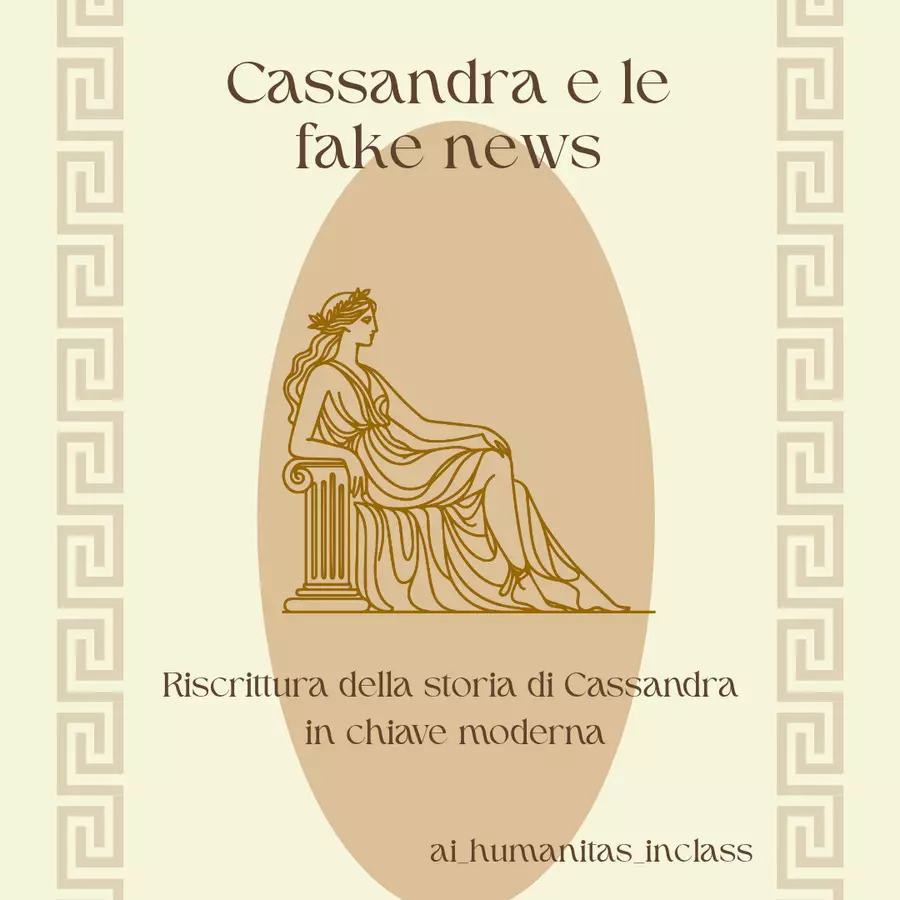 Cassandra e le fake news. Ieri ed oggi Esercizi - Cassandra e le fake news. Ieri ed oggi - ai_humanitas_ inclass - Pagina di copertina