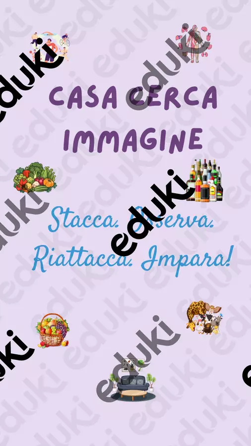 Casa cerca immagine! Stacca Flashcard - Casa cerca immagine! Stacca - La valigia creativa - Pagina di copertina