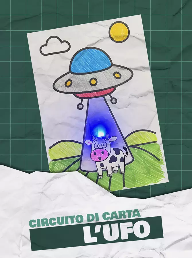 Circuito di carta: il disco volante Esperimenti - Circuito di carta: il disco volante - Maestro Francesco - Pagina di copertina