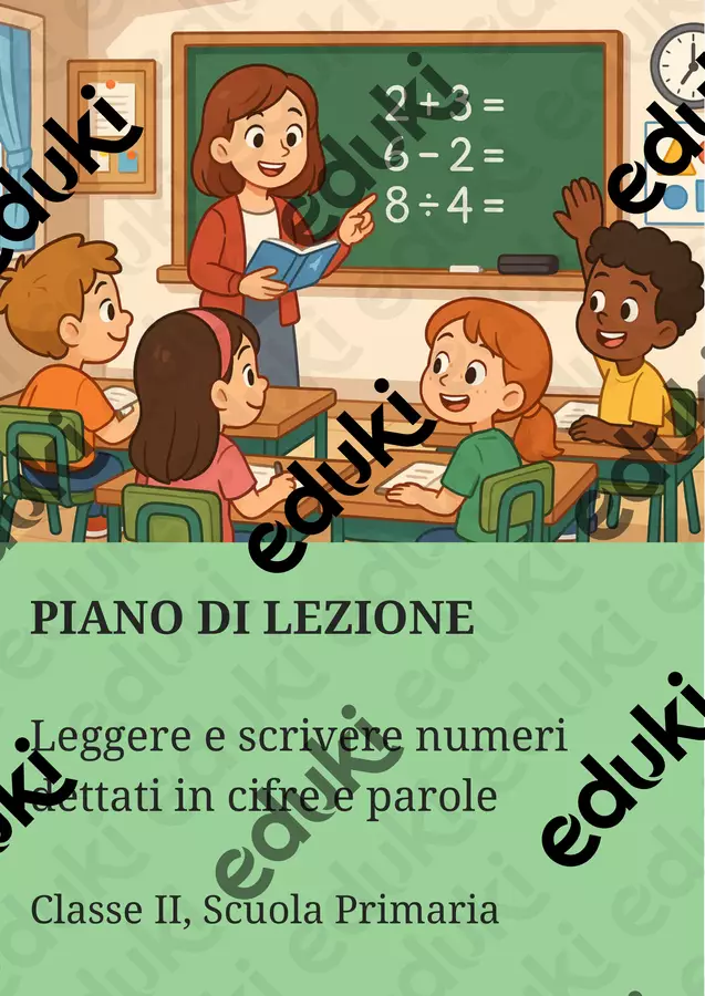 Leggere e scrivere numeri dettati in cifre e parole: contare e scrivere numeri fino a 1000 in notazione decimale Piani di lezione - Leggere e scrivere numeri dettati in cifre e parole: contare e scrivere numeri fino a 1000 in notazione decimale - Matematica Insieme - Pagina di copertina