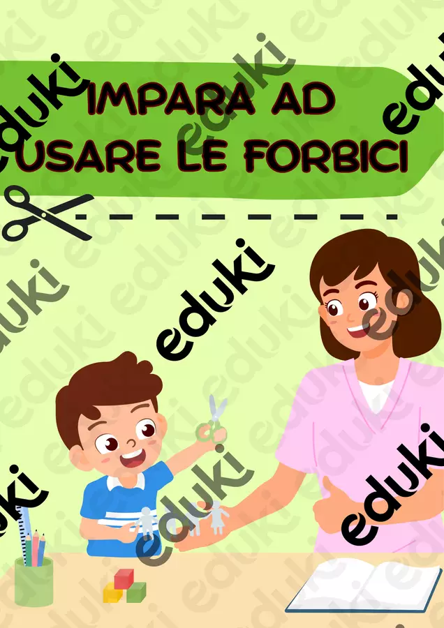 Esercizi per Imparare ad USARE le FORBICI! Materiale di supporto/inclusione - Esercizi per Imparare ad USARE le FORBICI! - SostegnO 2.0 - Pagina di copertina