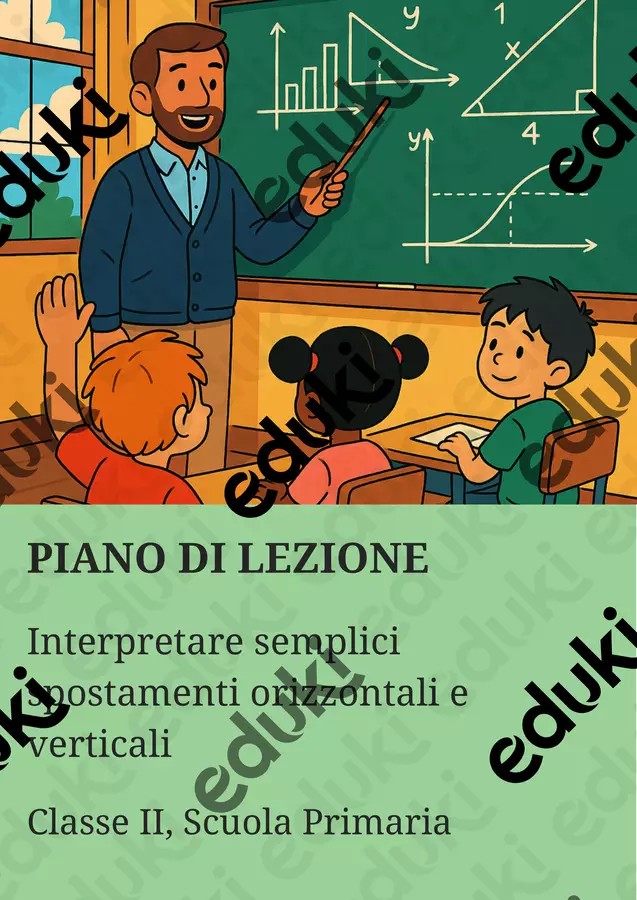 Interpretare semplici spostamenti orizzontali e verticali: usare coordinate semplificate su griglia per individuare punti Piani di lezione - Interpretare semplici spostamenti orizzontali e verticali: usare coordinate semplificate su griglia per individuare punti - Matematica Insieme - Pagina di copertina