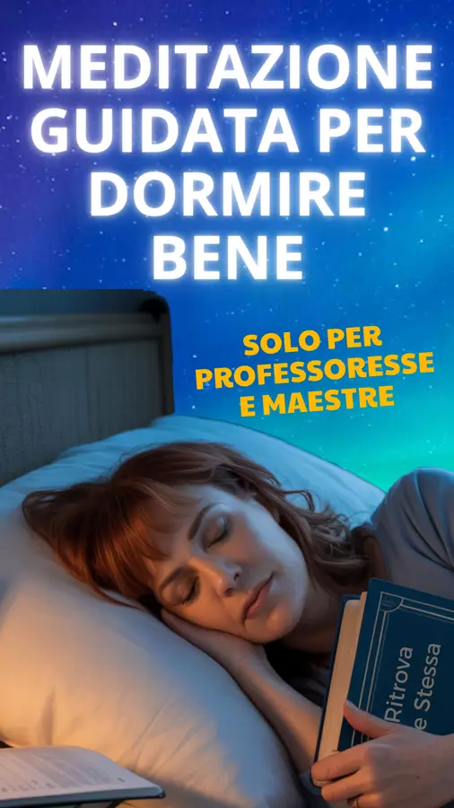 Insonnia dell'Insegnante e Burnout + meditazione guidata Audio - Insonnia dell'Insegnante e Burnout + meditazione guidata - Oltre La Cattedra - Pagina di copertina