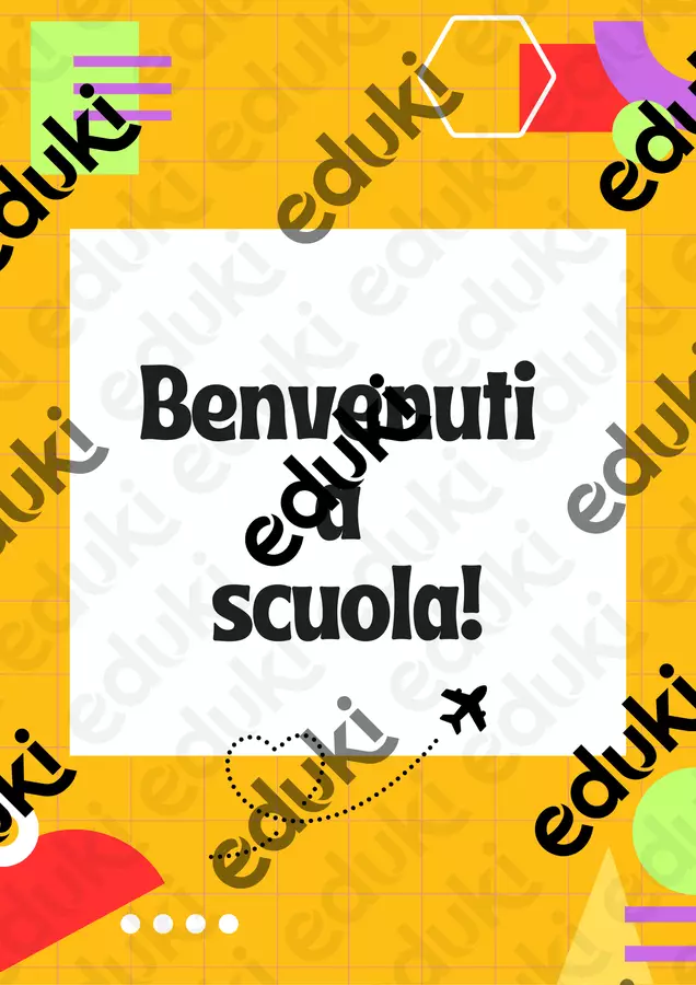 Welcome back poster Poster - Welcome back poster - Maestra Laubel - Pagina di copertina