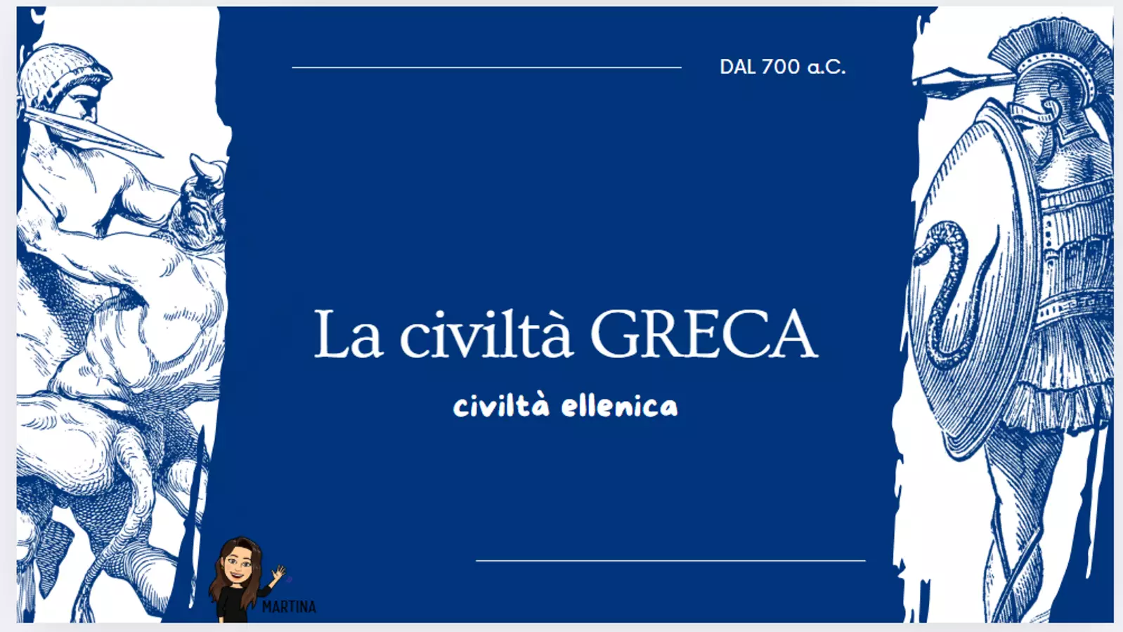 Alla scoperta dei GRECI: tra Dei e democrazia! 🏛️ Materiale interattivo - Alla scoperta dei GRECI: tra Dei e democrazia! 🏛️ - Maestra Martina Valenti - Pagina di copertina