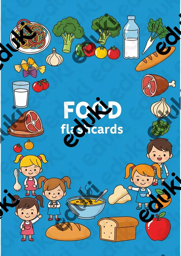 Flashcards di inglese CIBO/FOOD Audio - Flashcards di inglese CIBO/FOOD - The English Archive - Pagina di copertina