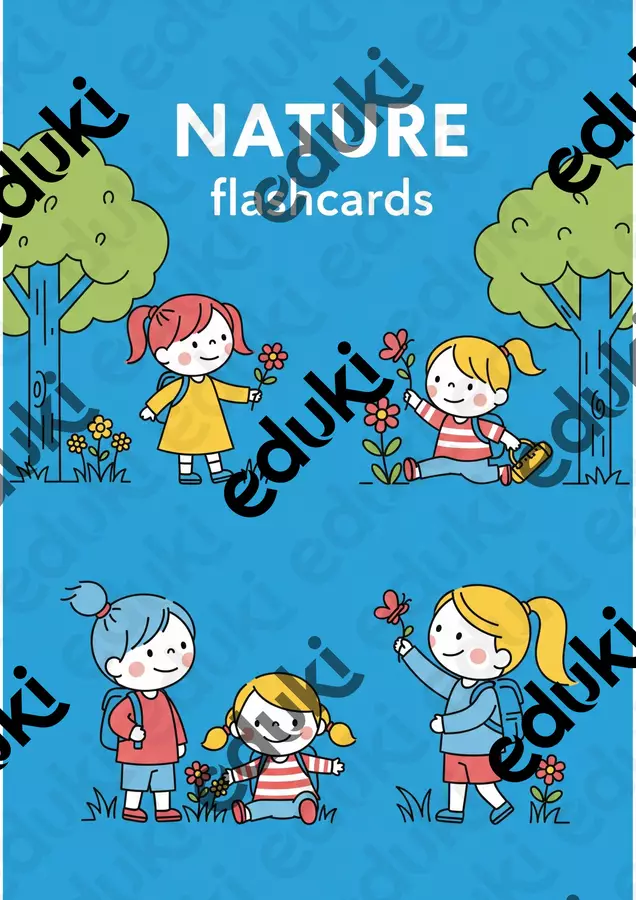 Flashcards di inglese NATURA/NATURE Audio - Flashcards di inglese NATURA/NATURE - The English Archive - Pagina di copertina