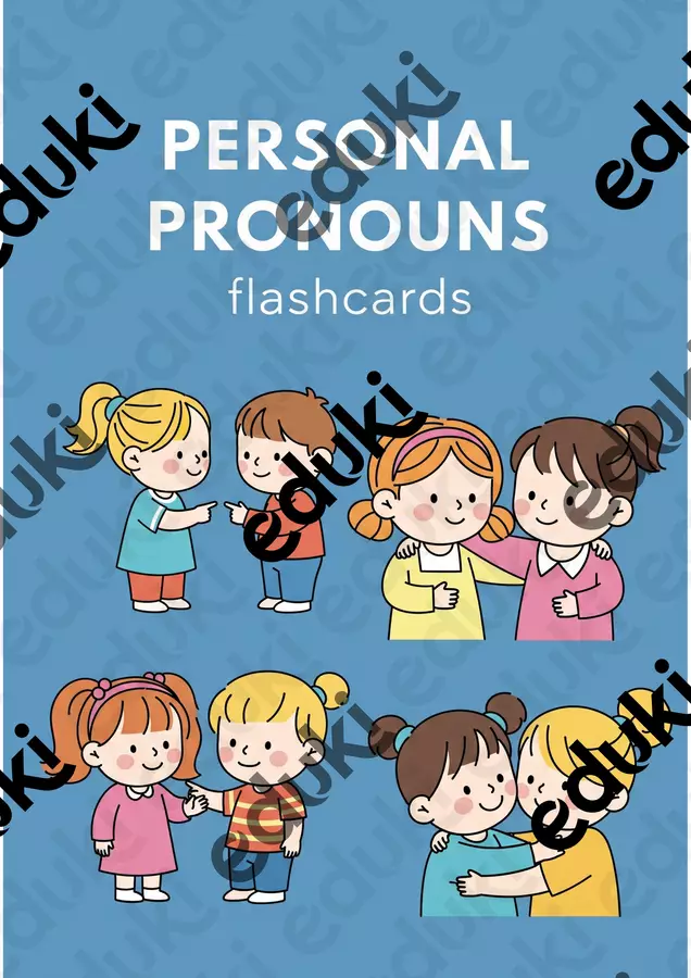 Flashcards di inglese PRONOMI PERSONALI/PERSONAL PRONOUNS Audio - Flashcards di inglese PRONOMI PERSONALI/PERSONAL PRONOUNS - The English Archive - Pagina di copertina