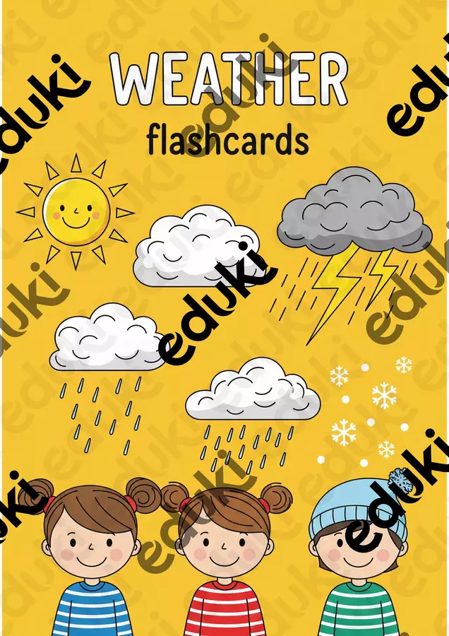 Flashcards di inglese TEMPO ATMOSFERICO/METEO/WEATHER Audio - Flashcards di inglese TEMPO ATMOSFERICO/METEO/WEATHER - The English Archive - Pagina di copertina