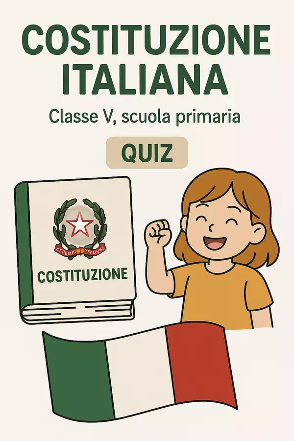 Costituzione italiana - Quiz Quiz - Costituzione italiana - Quiz - La Macchina del Sapere - Pagina di copertina