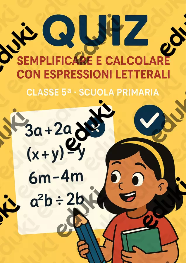 Quiz: valutare espressioni date sostituendo i valori numerici Quiz - Quiz: valutare espressioni date sostituendo i valori numerici - Matematica Insieme - Pagina di copertina