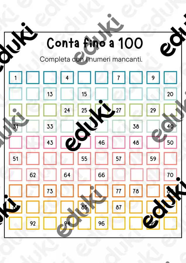 Pacchetto di attività: 100 giorni di scuola UdA - Pacchetto di attività: 100 giorni di scuola - maestra Nico - Pagina di copertina