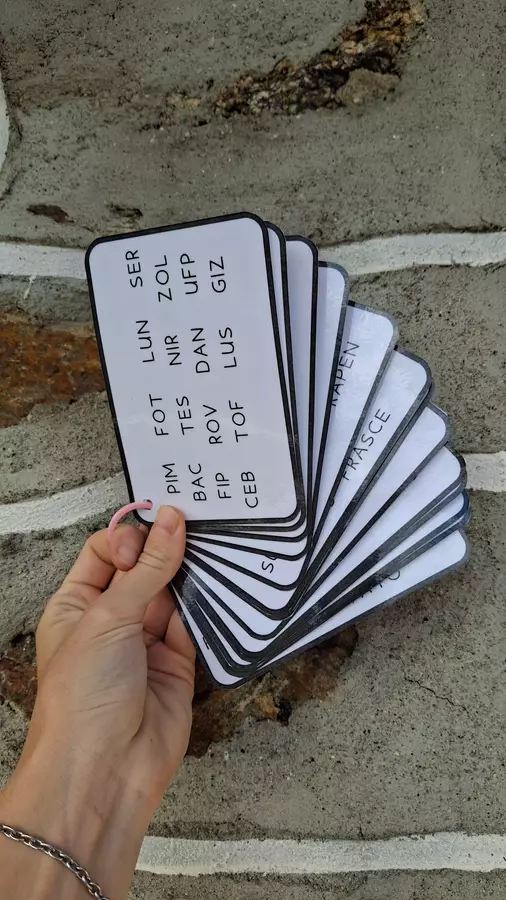 Flash cards non-parole Flashcard - Flash cards non-parole - LaMaestraGiulia - Pagina di copertina