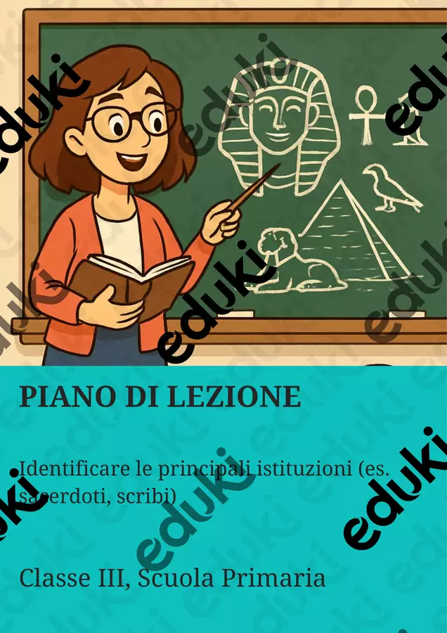 Identificare le principali istituzioni (es. sacerdoti, scribi) Piani di lezione - Identificare le principali istituzioni (es. sacerdoti, scribi) - La Macchina del Sapere - Pagina di copertina