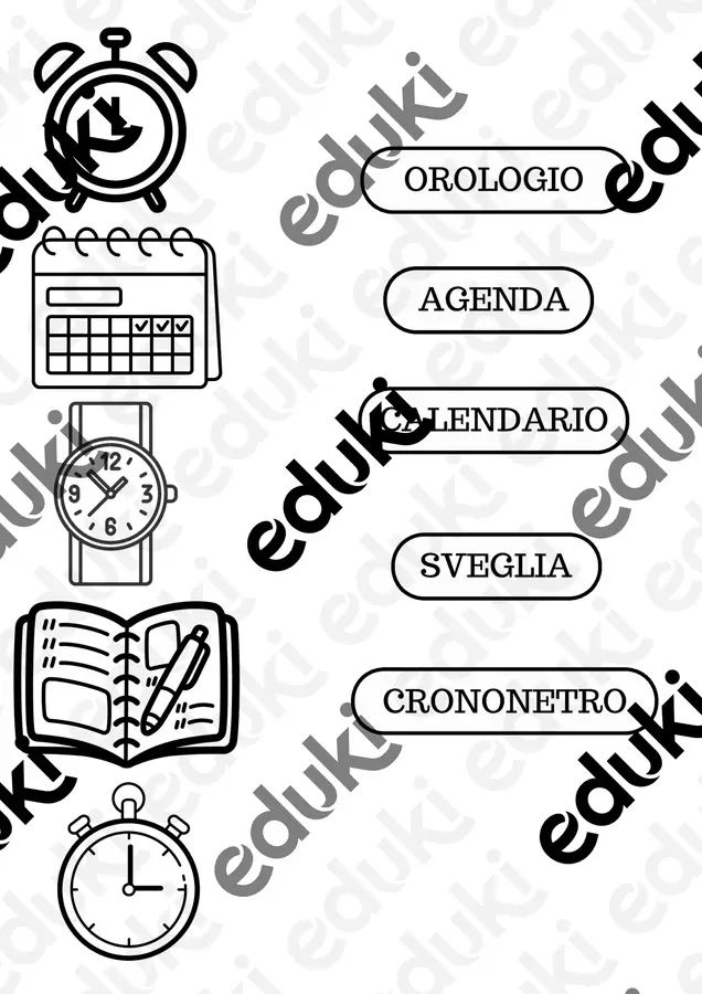 STRUMENTI PER MISURARE IL TEMPO Esercizi - STRUMENTI PER MISURARE IL TEMPO - Maestra Rosanna - Pagina di copertina