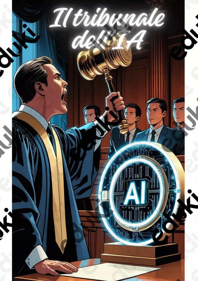 Il tribunale dell'Intelligenza Artificiale Esercizi - Il tribunale dell'Intelligenza Artificiale - L'insegnante di tecnologia - Pagina di copertina