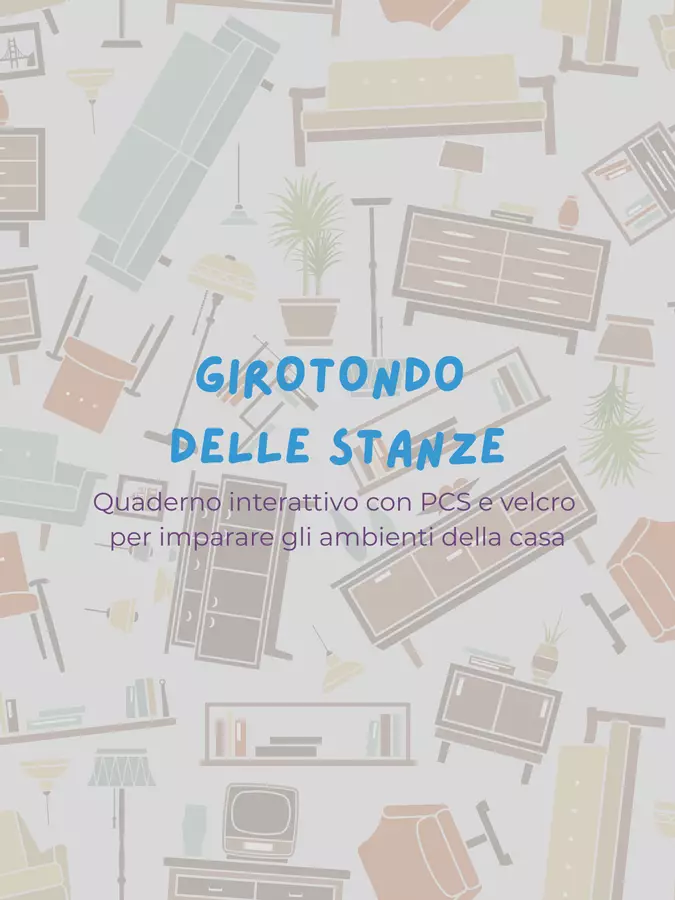GIROTONDO DELLE STANZE (2) Materiale interattivo - GIROTONDO DELLE STANZE (2) - La valigia creativa - Pagina di copertina
