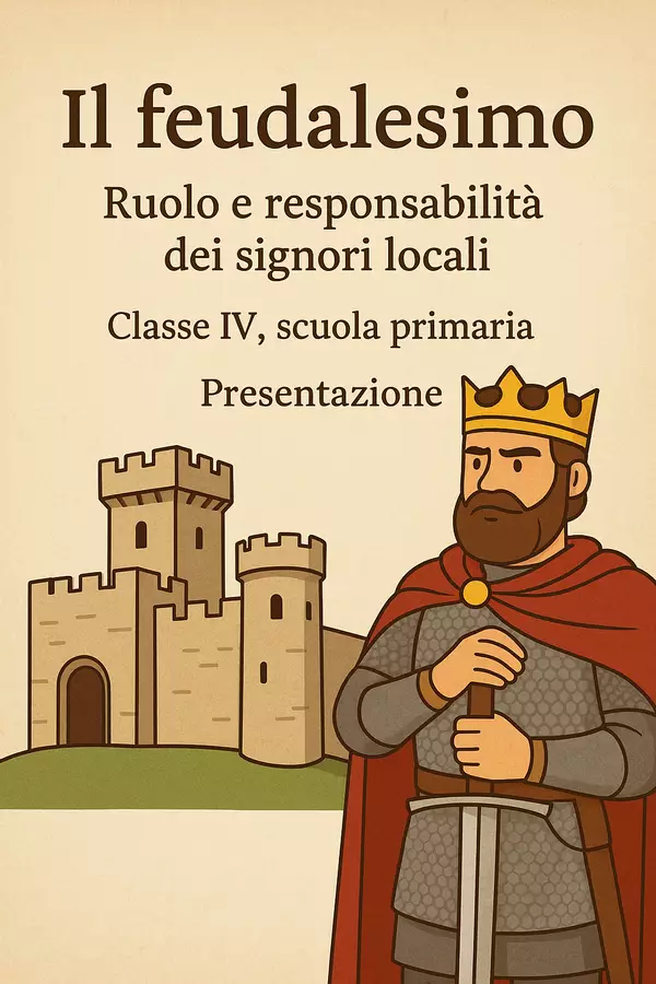 Il feudalesimo: Ruolo e responsabilità dei signori locali - Presentazione Presentazioni / Lavagne - Il feudalesimo: Ruolo e responsabilità dei signori locali - Presentazione - La Macchina del Sapere - Pagina di copertina