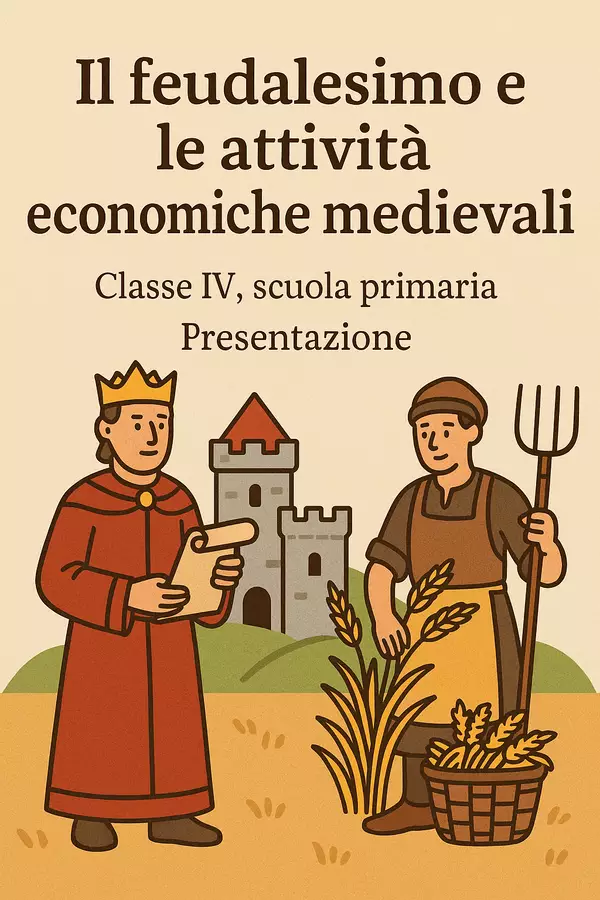 Il feudalesimo e le attività economiche medievali - Presentazione Presentazioni / Lavagne - Il feudalesimo e le attività economiche medievali - Presentazione - La Macchina del Sapere - Pagina di copertina