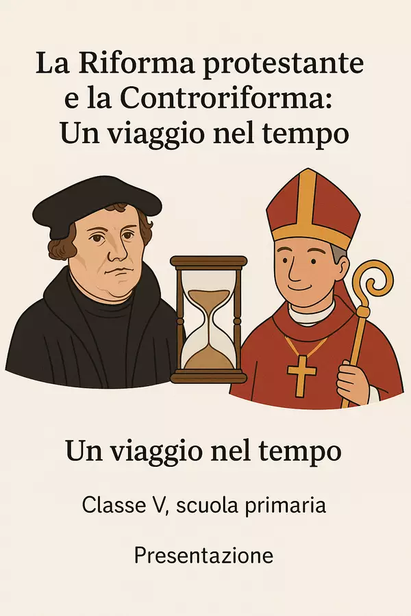 La Riforma protestante e la Controriforma: Un viaggio nel tempo - Presentazione Presentazioni / Lavagne - La Riforma protestante e la Controriforma: Un viaggio nel tempo - Presentazione - La Macchina del Sapere - Pagina di copertina