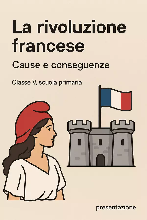 La rivoluzione francese: Cause e conseguenze - Presentazione Presentazioni / Lavagne - La rivoluzione francese: Cause e conseguenze - Presentazione - La Macchina del Sapere - Pagina di copertina