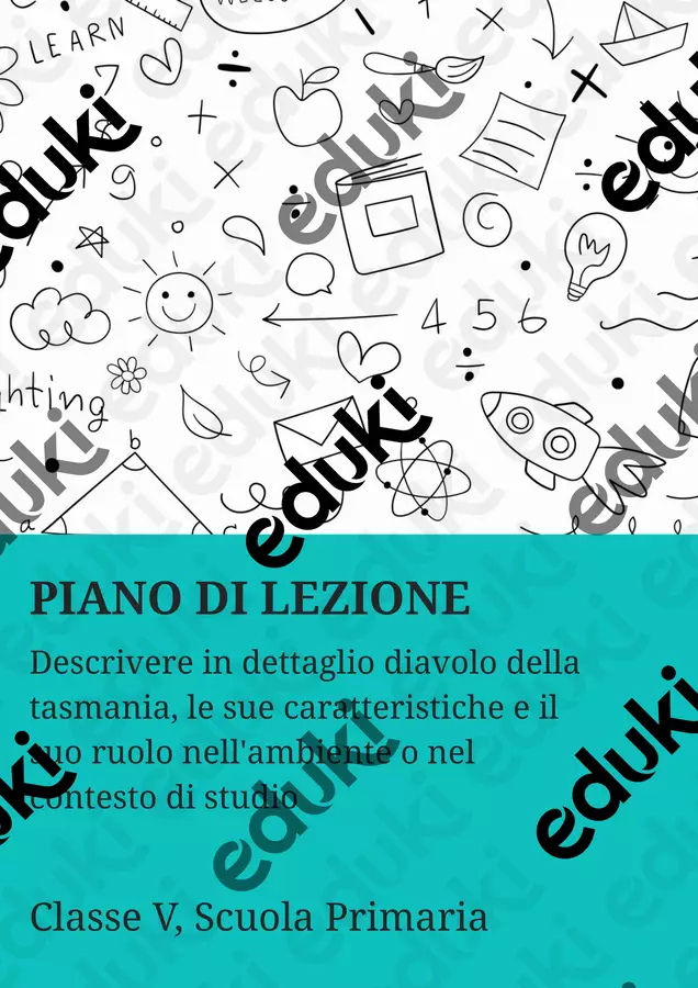 Descrivere in dettaglio diavolo della tasmania Piani di lezione - Descrivere in dettaglio diavolo della tasmania - Scienza Magica - Pagina di copertina