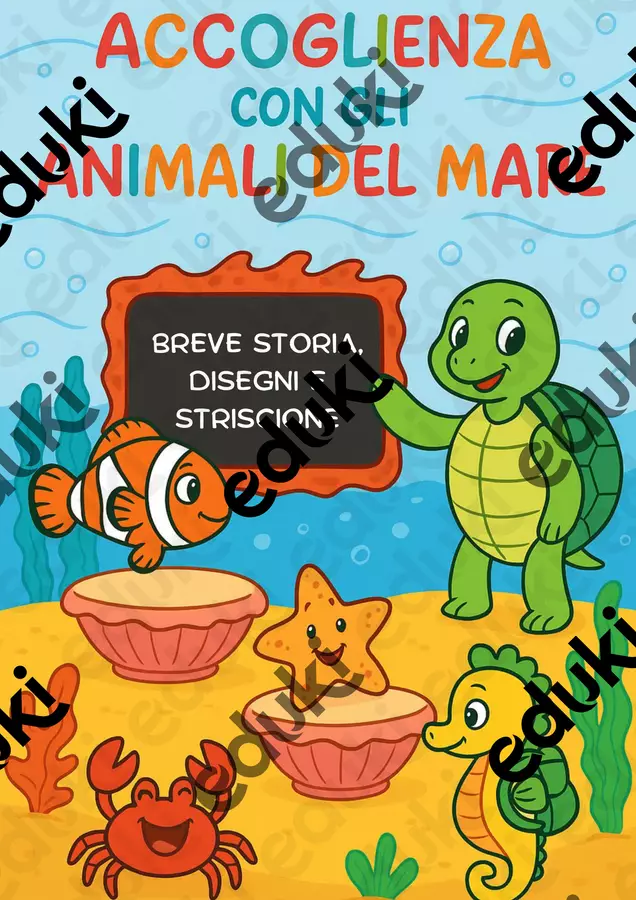 Back to School! - Accoglienza con gli Animali del mare Materiale di supporto/inclusione - Back to School! - Accoglienza con gli Animali del mare - SostegnO 2.0 - Pagina di copertina