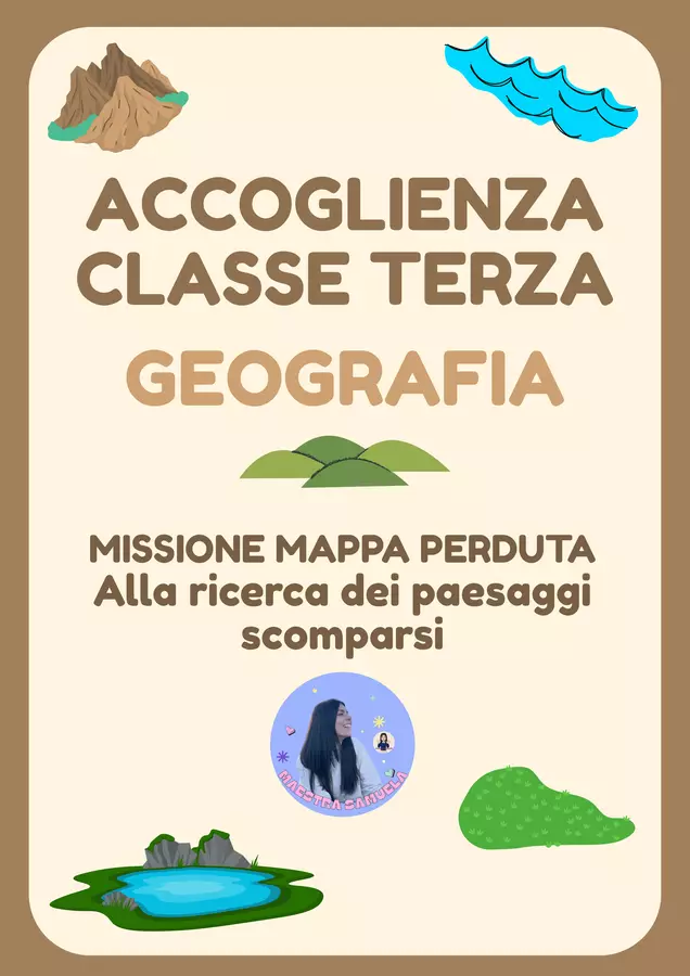 Accoglienza classe terza - Teo il Geografo e la Bussola Impazzita! Esercizi - Accoglienza classe terza - Teo il Geografo e la Bussola Impazzita! - Maestra Samuela - Pagina di copertina