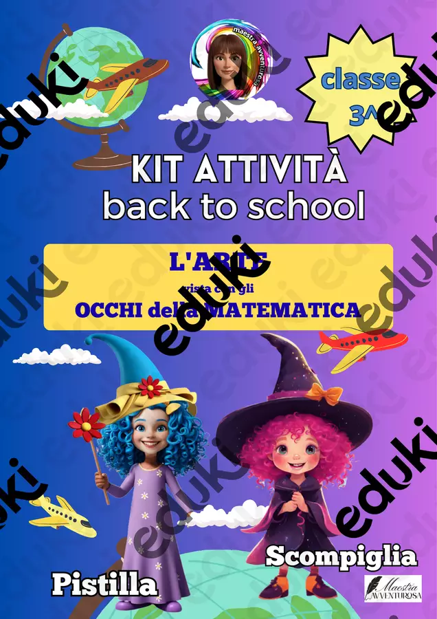 back to school cl 3 primi giorni matematica Esercizi - back to school cl 3 primi giorni matematica - maestra.avventurosa - Pagina di copertina