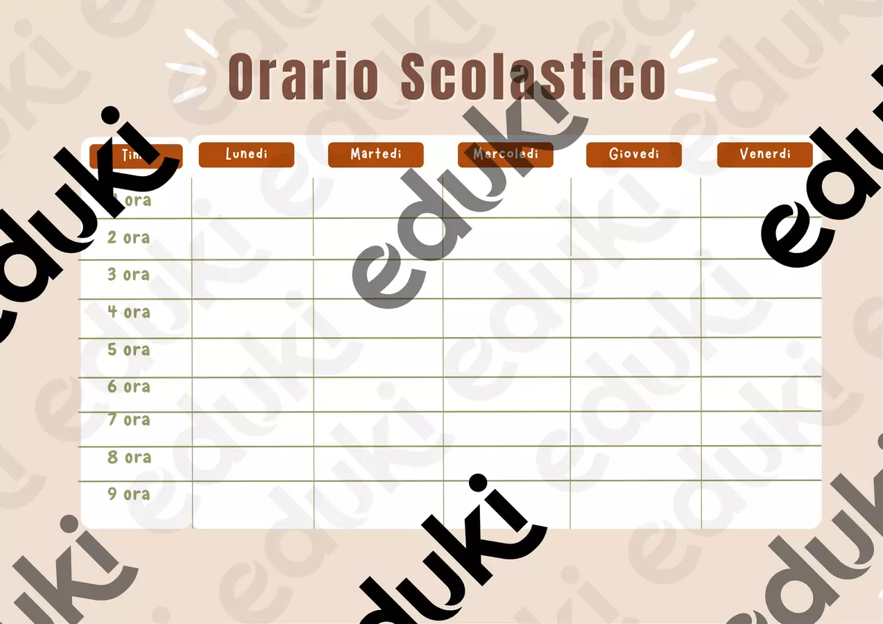 La mia agenda settimanale & l'orario delle lezioni Altro tipo di materiale - La mia agenda settimanale & l'orario delle lezioni - Dott.ssamartinaporchedda - Pagina di copertina