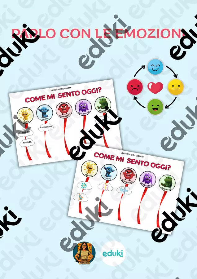 Parlo con le emozioni! - (EduKit Inclusivo) Flashcard - Parlo con le emozioni! - (EduKit Inclusivo) - MaestraGiò3 - Pagina di copertina