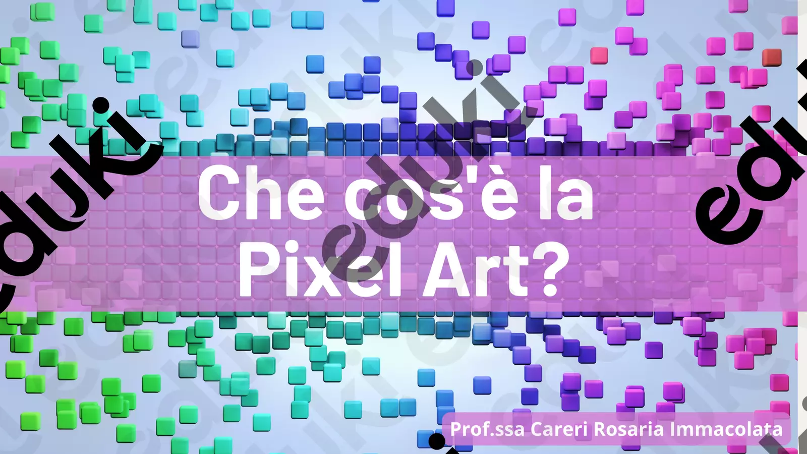 Pixexl art Materiale di supporto/inclusione - Pixexl art - Le Avventure di un Matematico allo Sbaraglio - Pagina di copertina