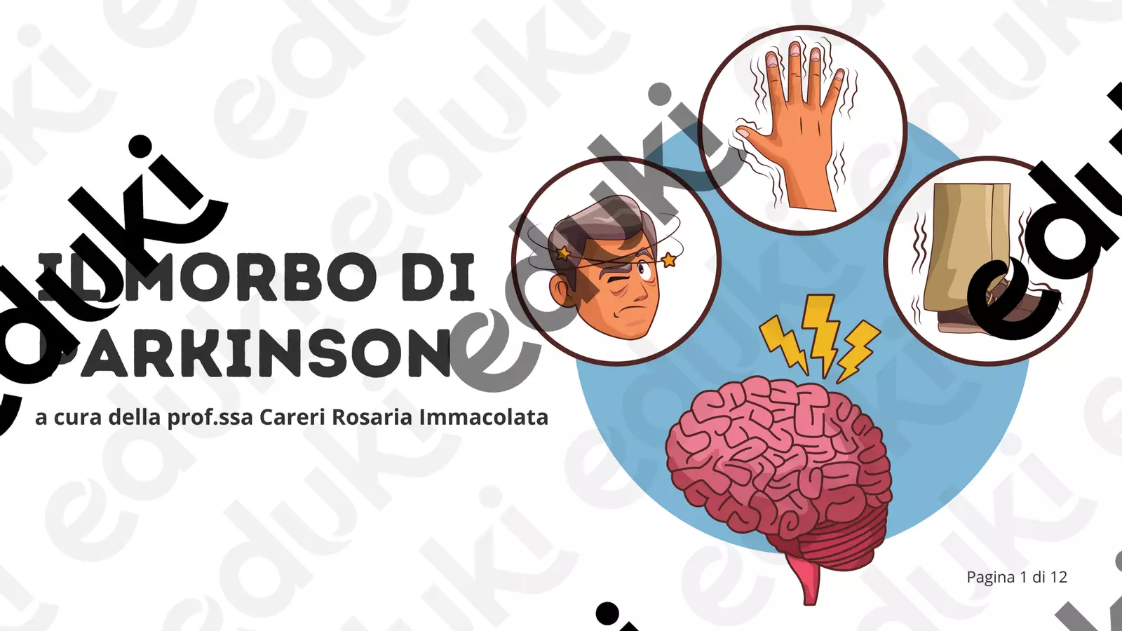 IL MORBO DI PARKINSON Audio - IL MORBO DI PARKINSON - Le Avventure di un Matematico allo Sbaraglio - Pagina di copertina