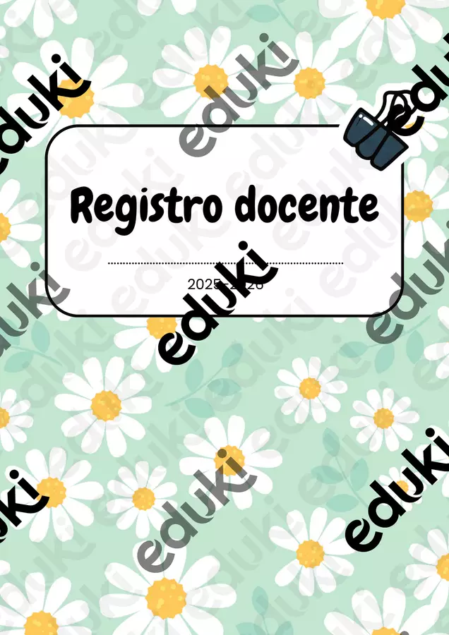 Registro docenti 25-26 scuola primaria Programmi scolastici / Materiali per docenti - Registro docenti 25-26 scuola primaria - maestra_maddalena - Pagina di copertina