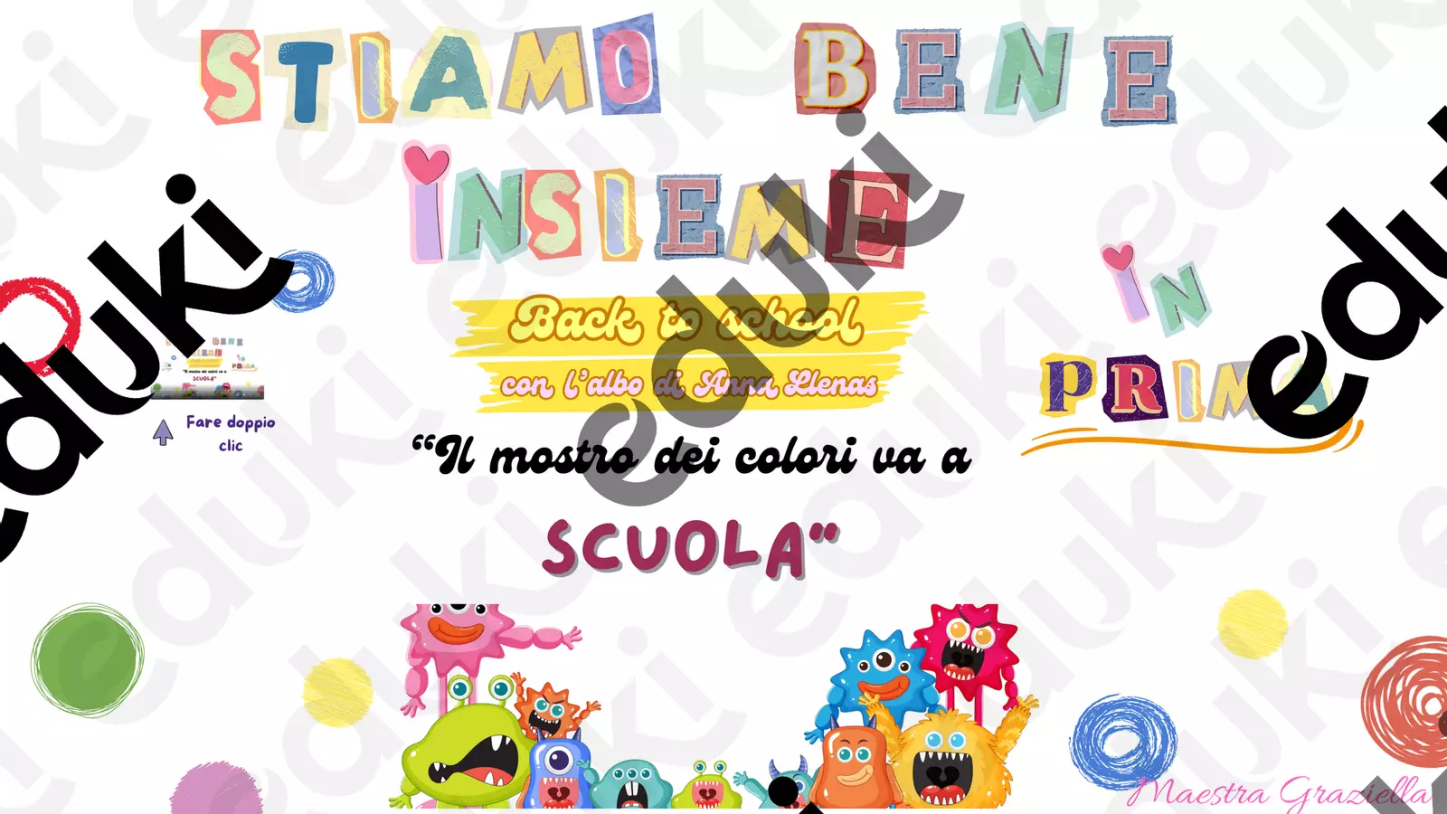 Back to school %22Stiamo Bene insieme +link Canva Materiale interattivo - Back to school %22Stiamo Bene insieme +link Canva - Maestra_Graziella💕 - Pagina di copertina